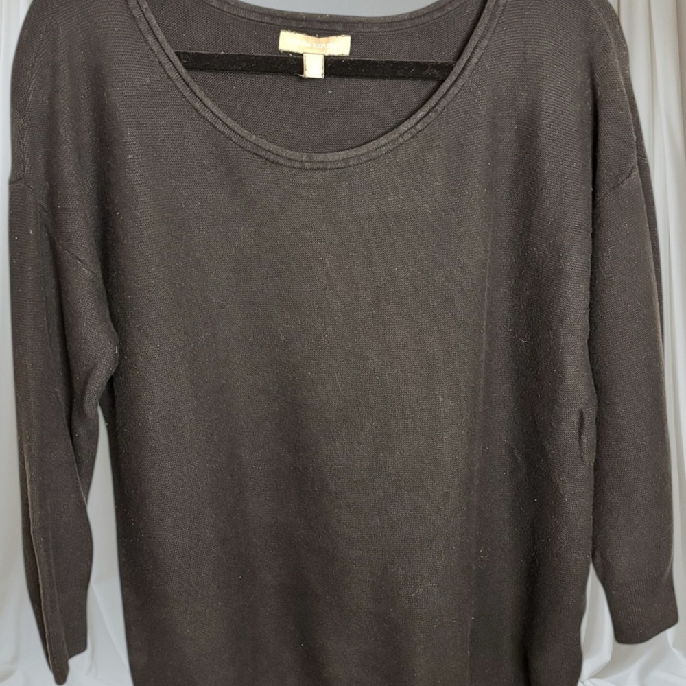 Banana Republic Women's Charcoal Sweater Size Large